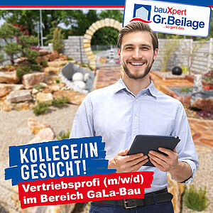 Vertriebsprofi im Bereich Garten-und Landschaftsbau